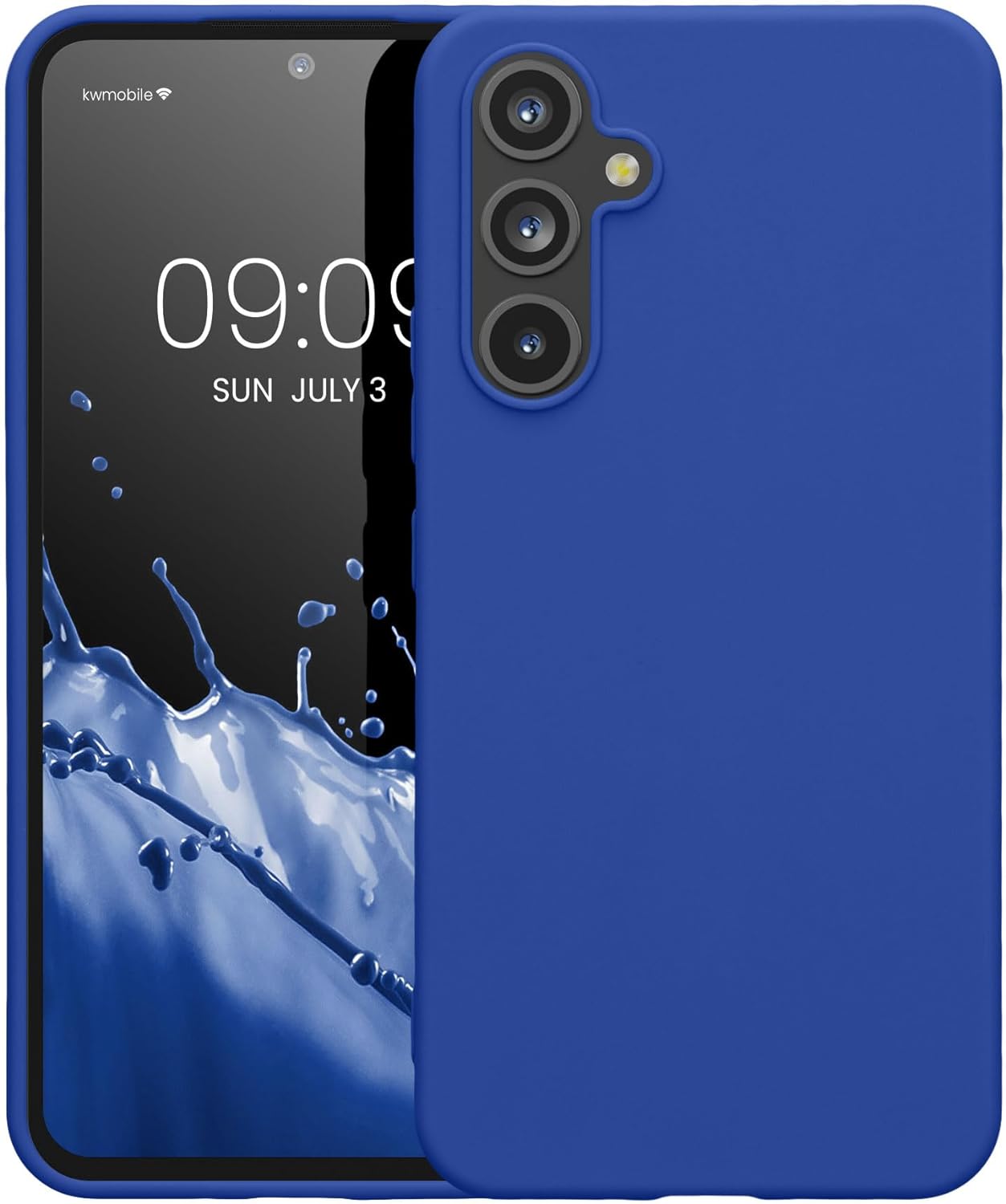 KW Samsung Galaxy A54 5G Θήκη Σιλικόνης TPU - Baltic Blue