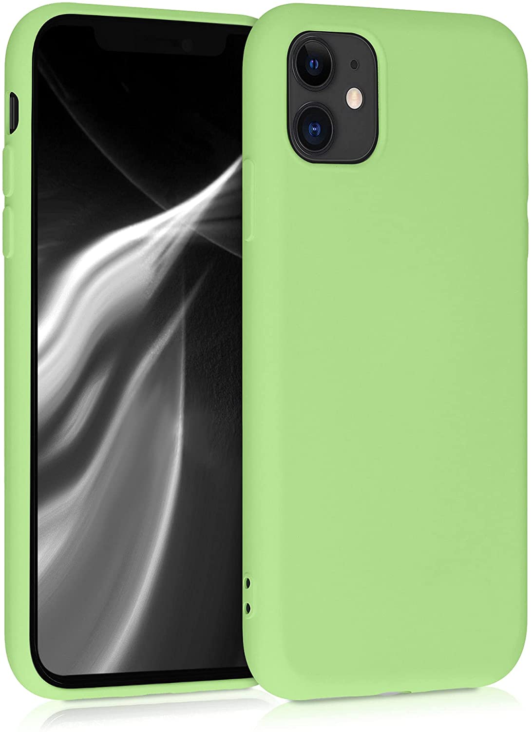 KW iPhone 11 Θήκη Σιλικόνης Rubberized TPU - Tomatillo - 50791.214