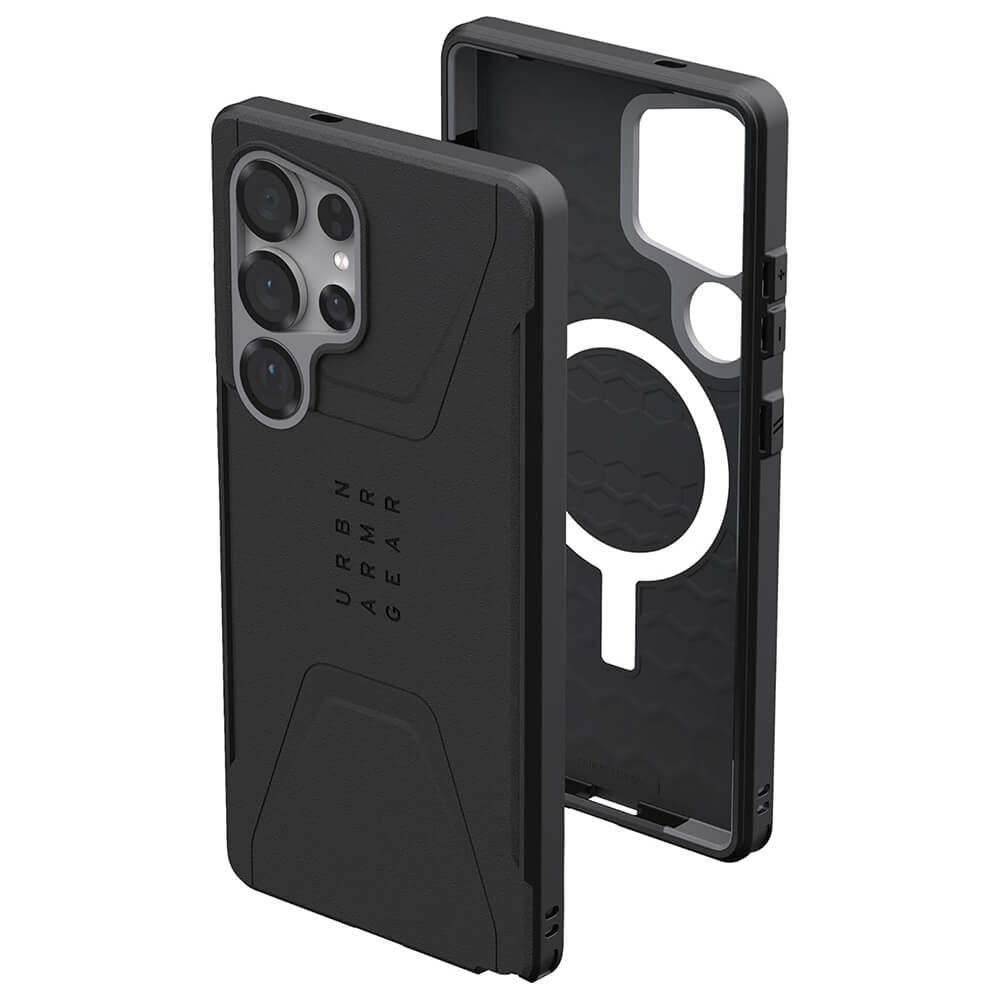 UAG Samsung Galaxy S25 Ultra Civilian Pro MagSafe Σκληρή Θήκη με MagSafe - Black