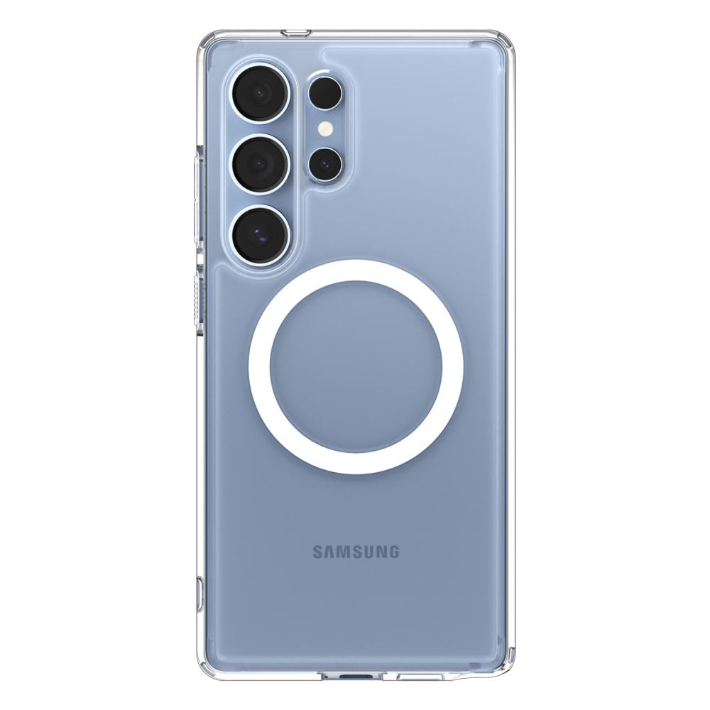 Spigen Samsung Galaxy S25 Ultra - Ultra Hybrid Mag - Σκληρή Θήκη με Πλαίσιο Σιλικόνης Και MagSafe - Clear / White