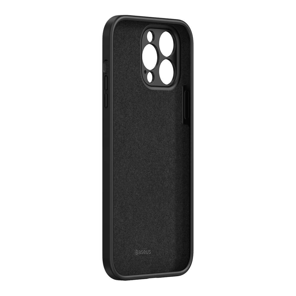 Baseus iPhone 13 Pro Liquid Gel Θήκη Σιλικόνης Rubber - Black - ARYT000101