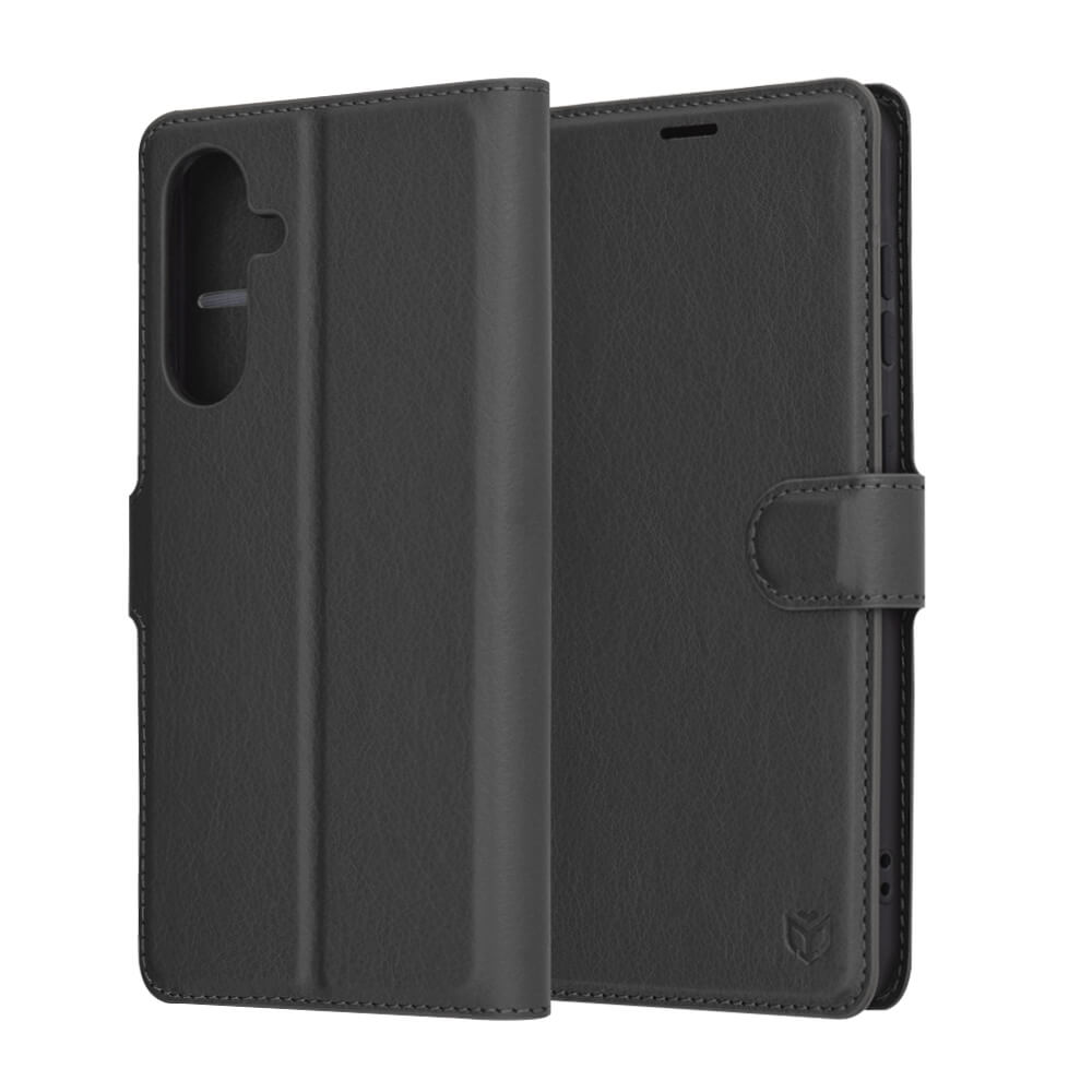 Techsuit Samsung Galaxy A36 5G - Leather Folio - Θήκη Πορτοφόλι από Δερματίνη με Stand - Black