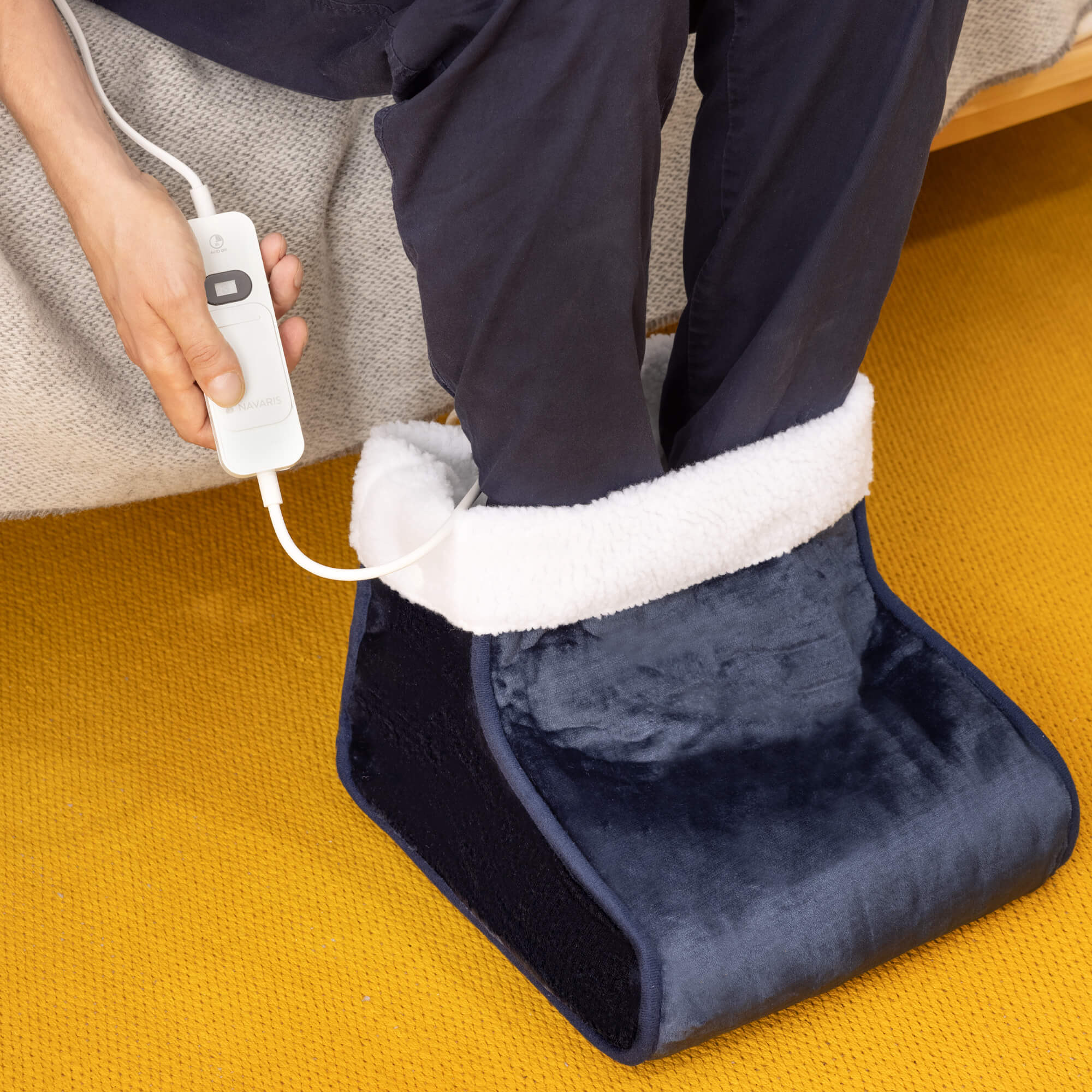 Navaris Ηλεκτρική Θερμοφόρα Ποδιών - Blue - 54706.01.04