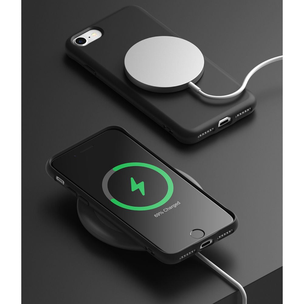 Ringke iPhone SE 2022 / SE 2020 / 7 / 8 Air S TPU Case Θήκη Σιλικόνης - Black