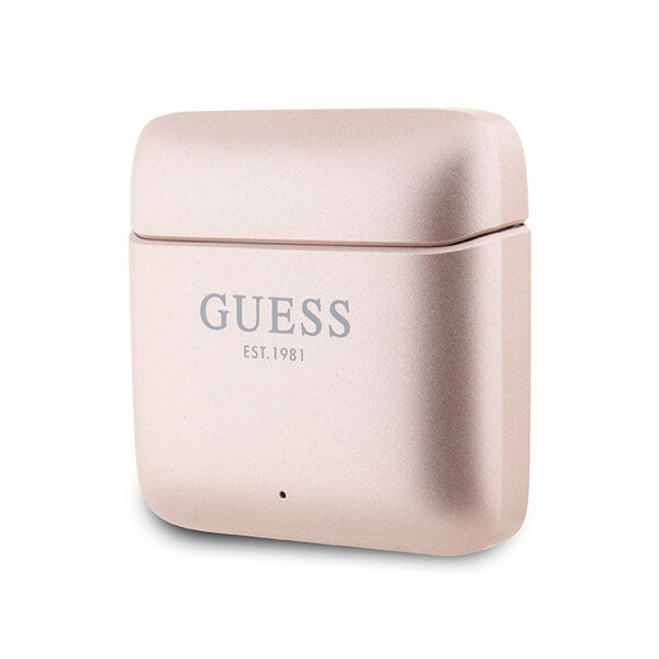 Guess TWS Printed Logo - Bluetooth 5.1 - Ασύρματα ακουστικά για Κλήσεις / Μουσική - Rose Gold