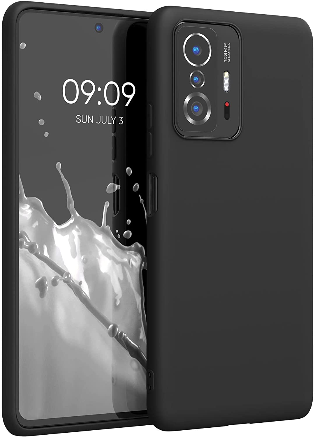 KW Xiaomi 11T / 11T Pro Θήκη Σιλικόνης TPU - Black - 56245.01