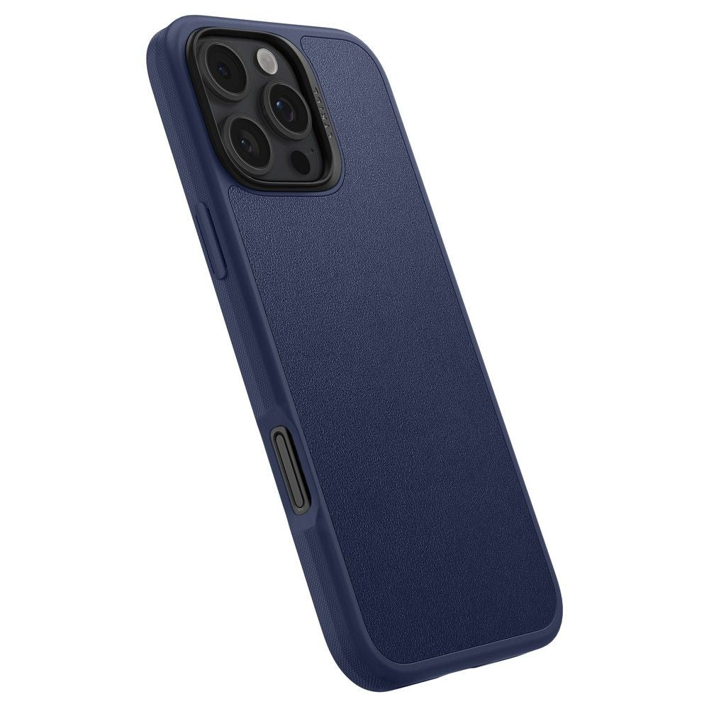 Spigen Cyrill iPhone 16 Pro Kajuk Mag Θήκη με Επένδυση Συνθετικού Δέρματος και MagSafe - Navy