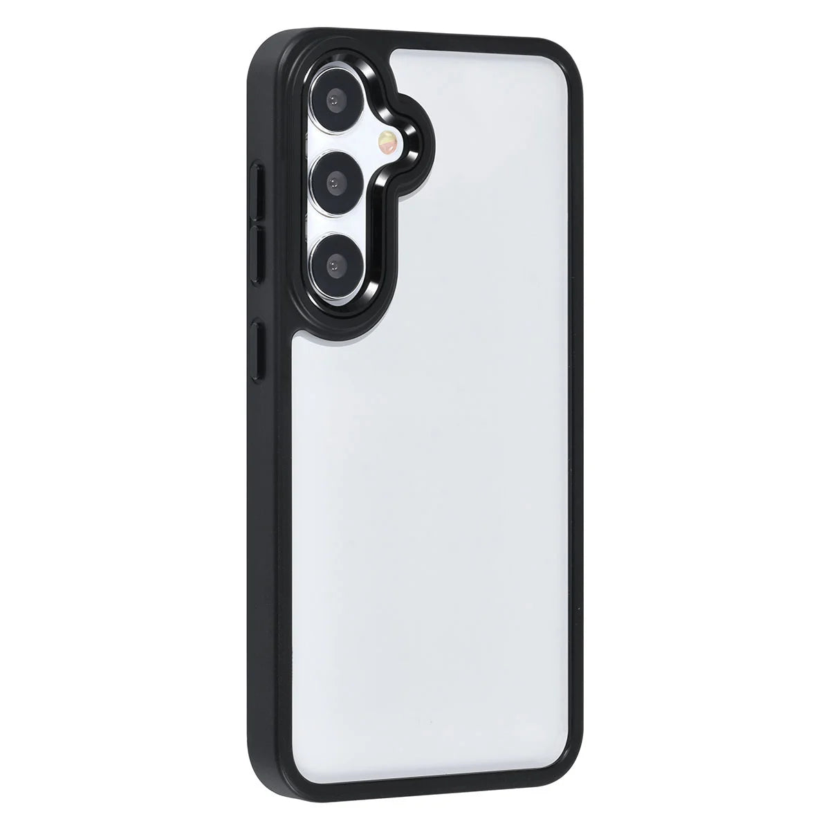Tuniq Samsung Galaxy S24 - Σκληρή Θήκη με Πλαίσιο Σιλικόνης - Μαύρο / Διάφανο