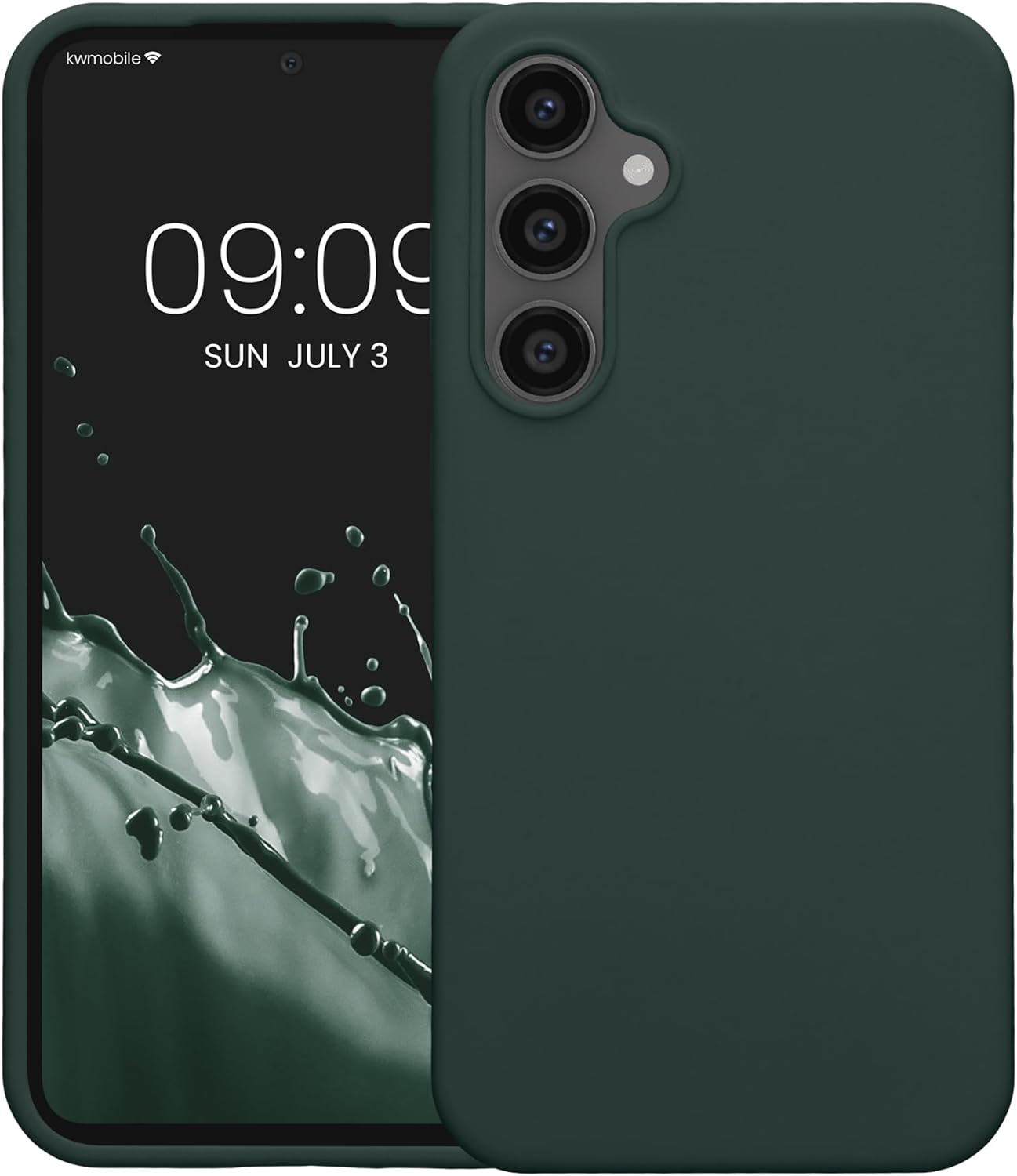 KW Samsung Galaxy S23 FE Θήκη Σιλικόνης Rubberized TPU - Moss Green