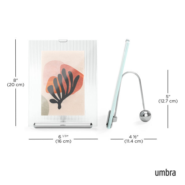 Umbra Flute Κορνίζα για Φωτογραφίες - 10 x 15 cm - Chrome