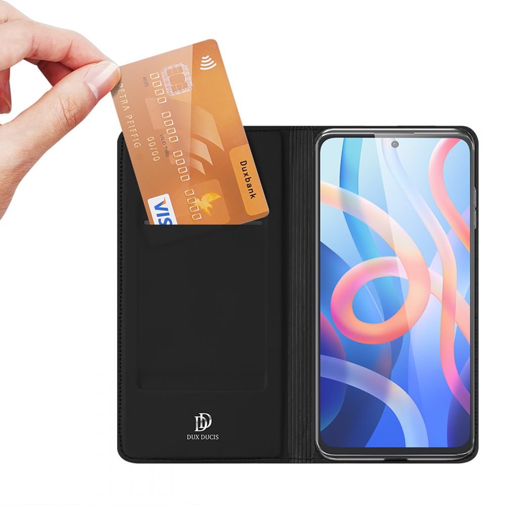 Dux Ducis Xiaomi Poco M4 Pro 5G / Redmi Note 11S 5G Flip Stand Case Θήκη Βιβλίο - Black