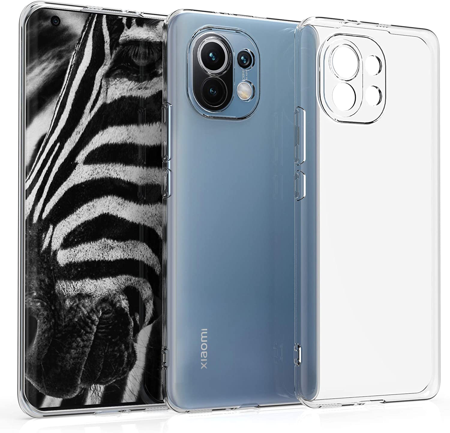 KW Xiaomi Mi 11 Θήκη Σιλικόνης TPU - Διάφανη - 54191.03