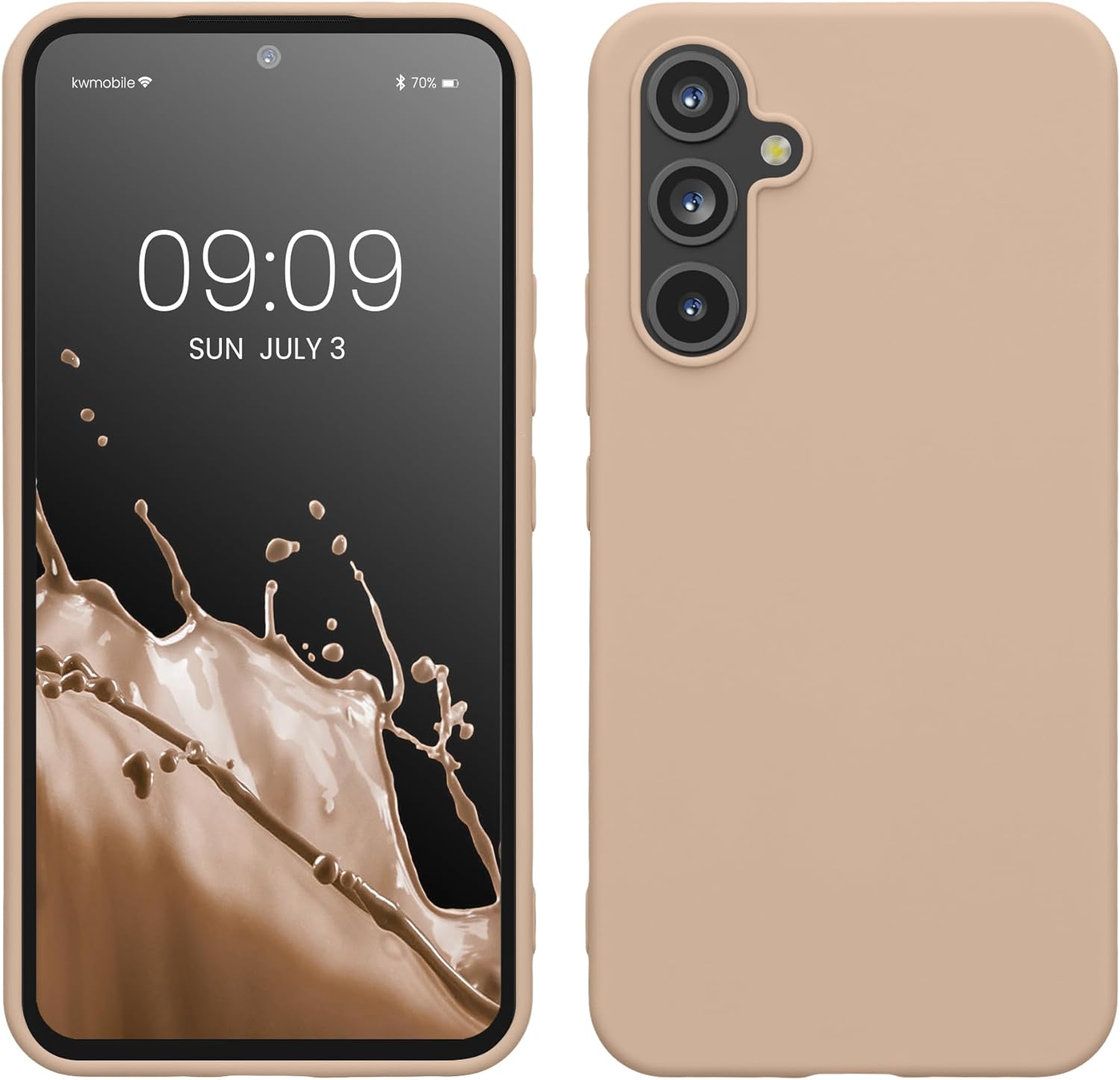 KW Samsung Galaxy A54 5G Θήκη Σιλικόνης TPU - Mother of Pearl