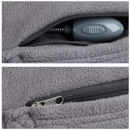 Relaxdays Μαξιλάρι για Laptop / Τάμπλετ με Βάση για Ποτήρι και Θήκη για Στυλό - Grey - 4052025125691