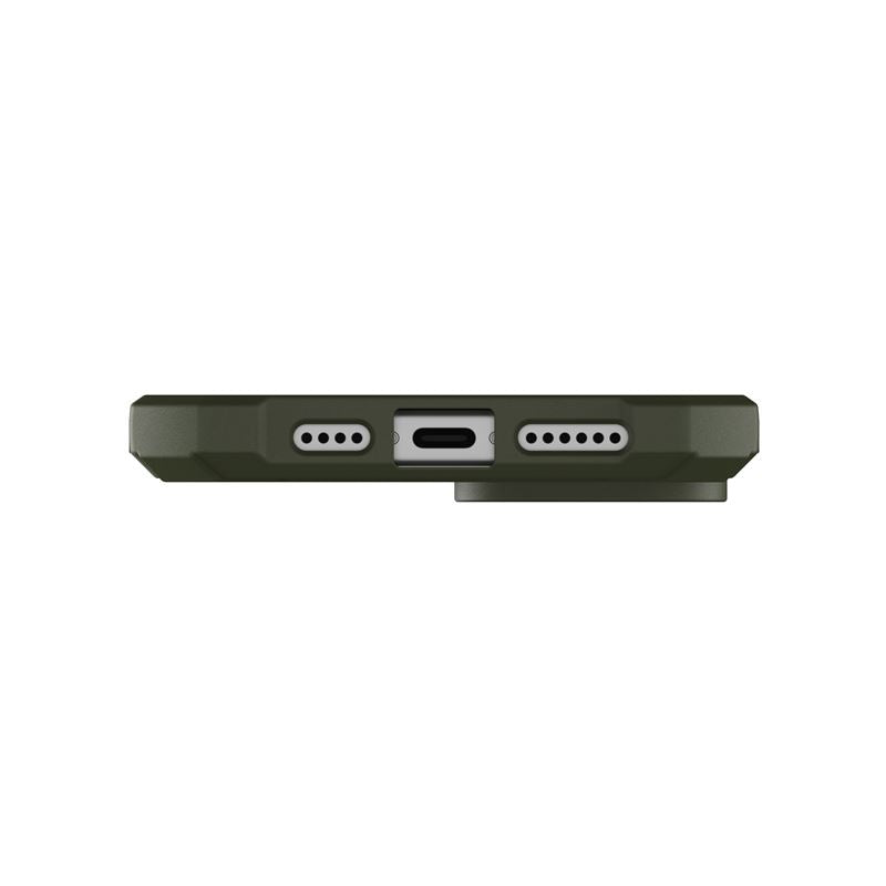 UAG iPhone 15 Plus Essential Armor MagSafe Θήκη Σιλικόνης TPU με MagSafe - Olive Drab