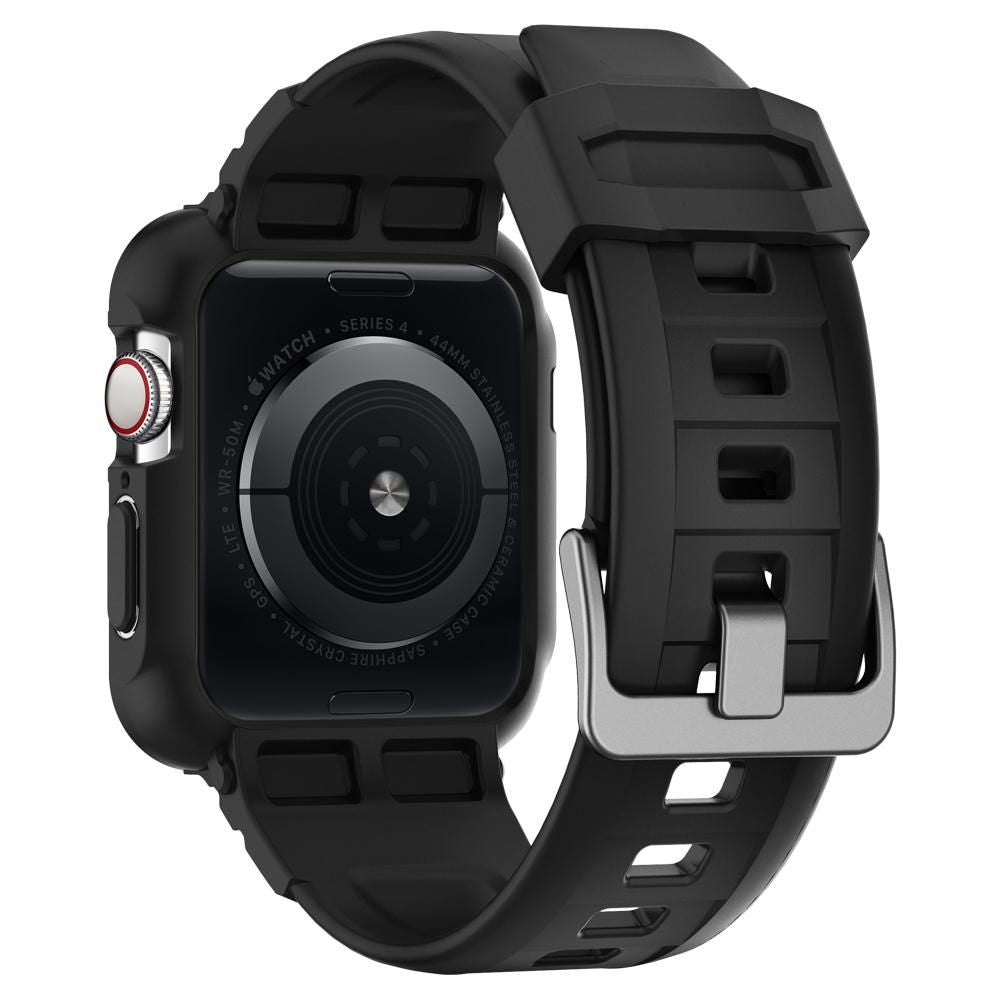 Spigen Λουράκι Apple Watch 6/7/8/9 - SE (1/2/3) - 44/45mm Rugged Armor Pro - Black