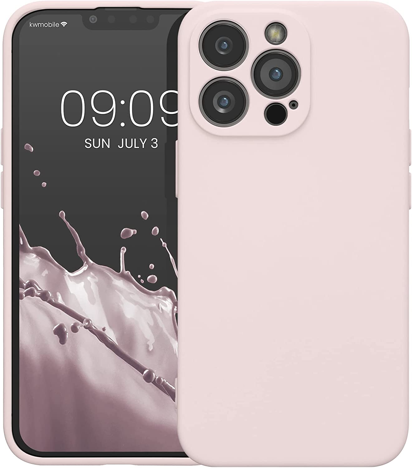 KW iPhone 13 Pro Θήκη Σιλικόνης Rubberized TPU - Coconut Swirl - 58955.225