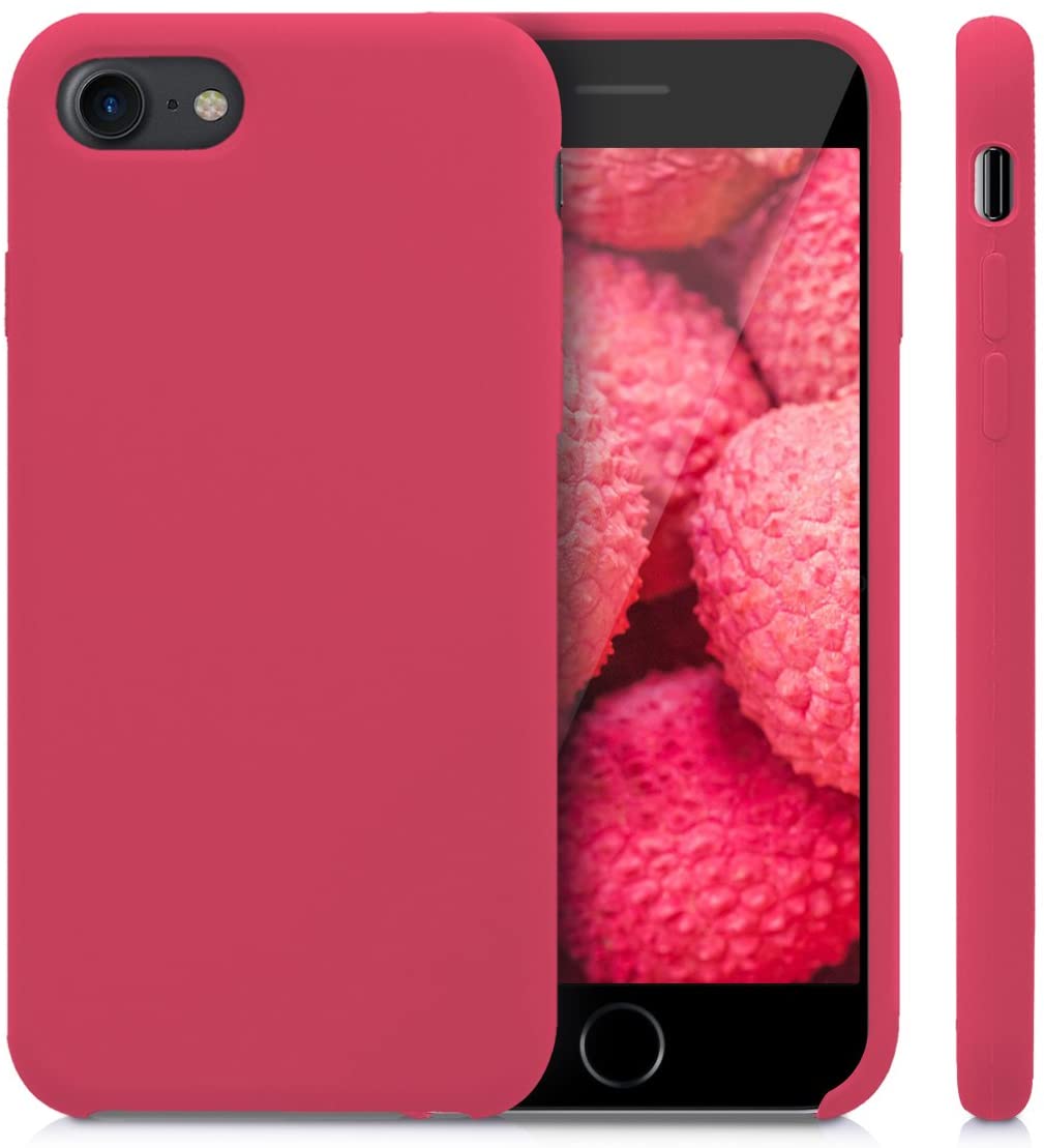 KW iPhone SE 2022 / SE 2020 / 7 / 8 Θήκη Σιλικόνης Rubber TPU - Fuchsia Red - 40225.100