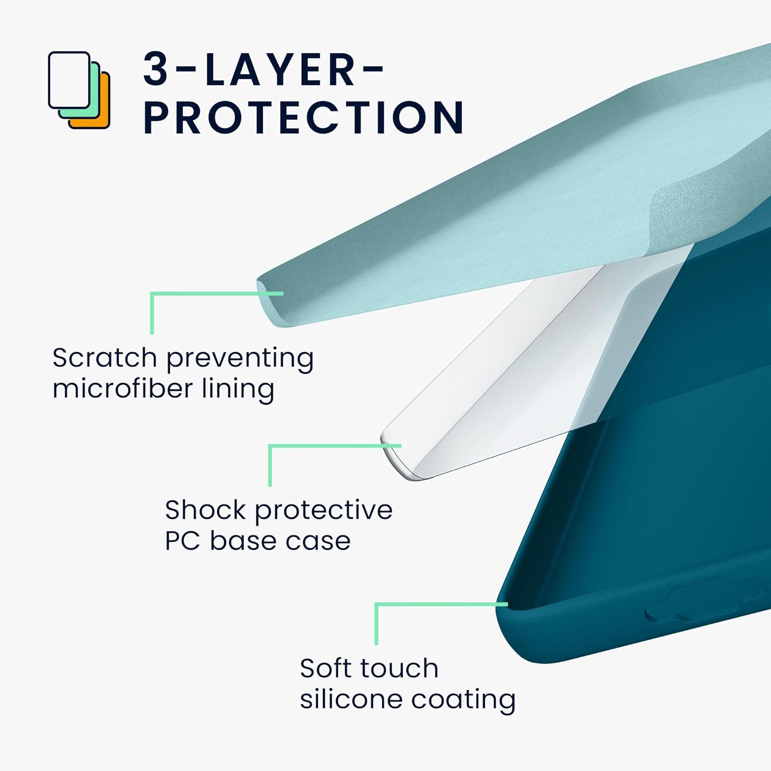 KW Samsung Galaxy S24 Θήκη Σιλικόνης Rubberized TPU - Matte Petrol