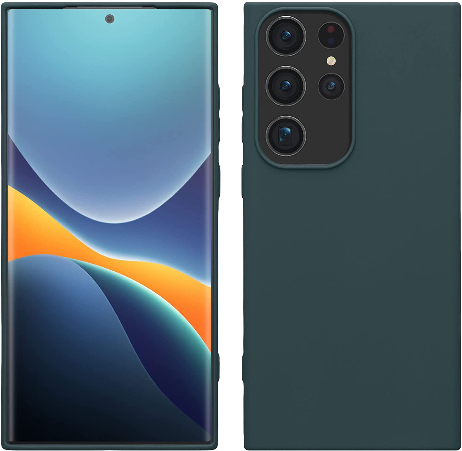 KW Samsung Galaxy S23 Ultra Θήκη Σιλικόνης TPU - Dark Slate - 60284.202