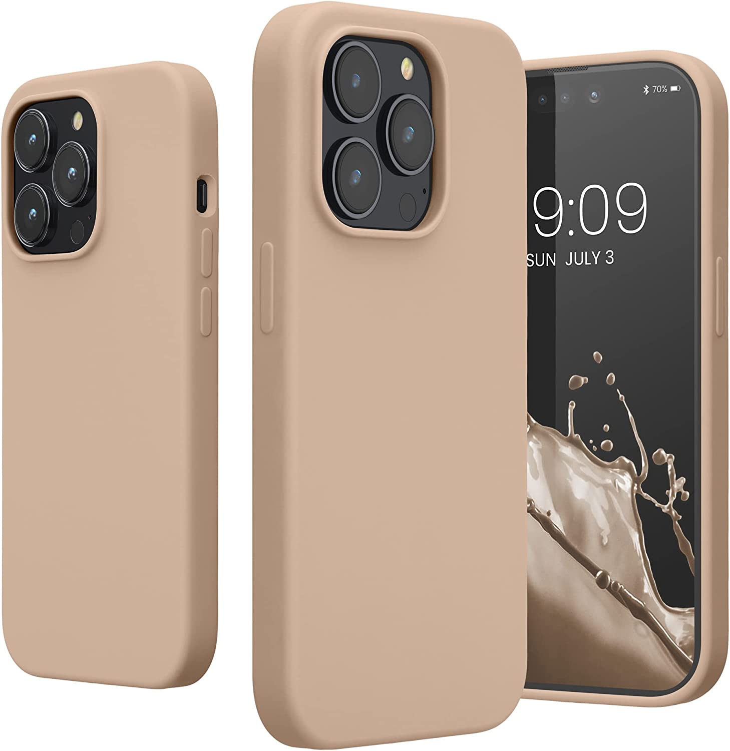 KW iPhone 14 Pro Θήκη Σιλικόνης TPU - Mother Of Pearl - 59073.154