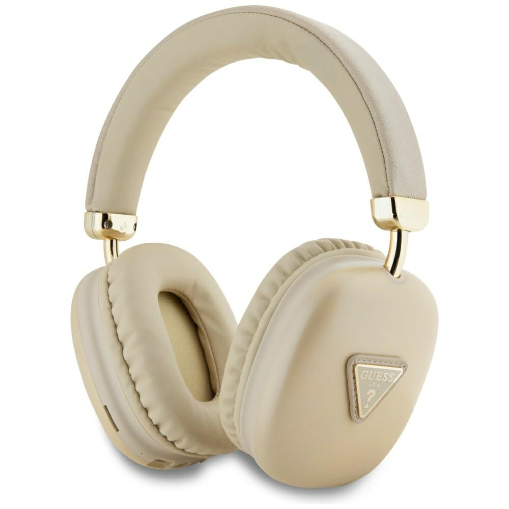 Guess Over-Ear Metallic Triangle Logo - Ασύρματα Bluetooth Ακουστικά - Gold