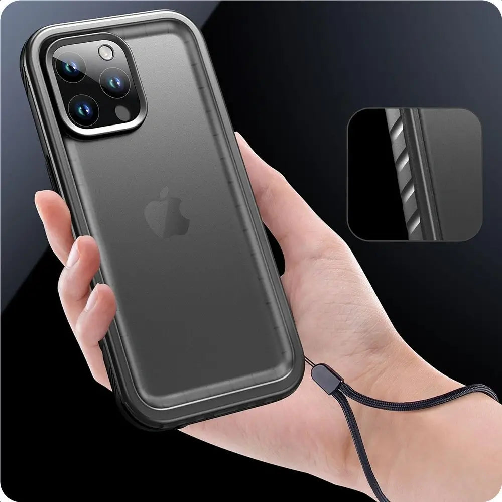 Tech-Protect iPhone 15 Shellbox IP68 Αδιάβροχη Σκληρή Θήκη - Black