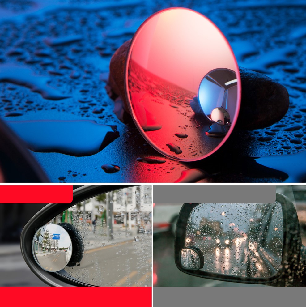 Baseus Full View Blind Spot Rearview Mirrors - 2 Εξωτερικοί Βοηθητικοί Καθρέπτες Αυτοκινήτου - Black - ACMDJ-01