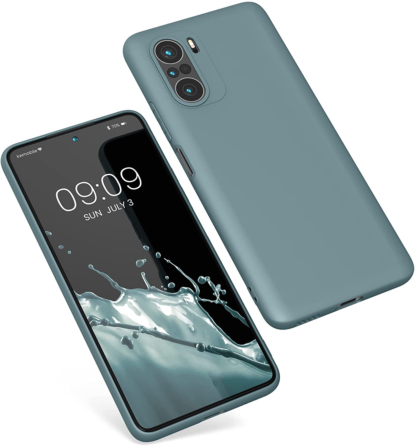 KW Xiaomi Poco F3 / Mi 11i Θήκη Σιλικόνης TPU - Arctic Blue - 57026.207