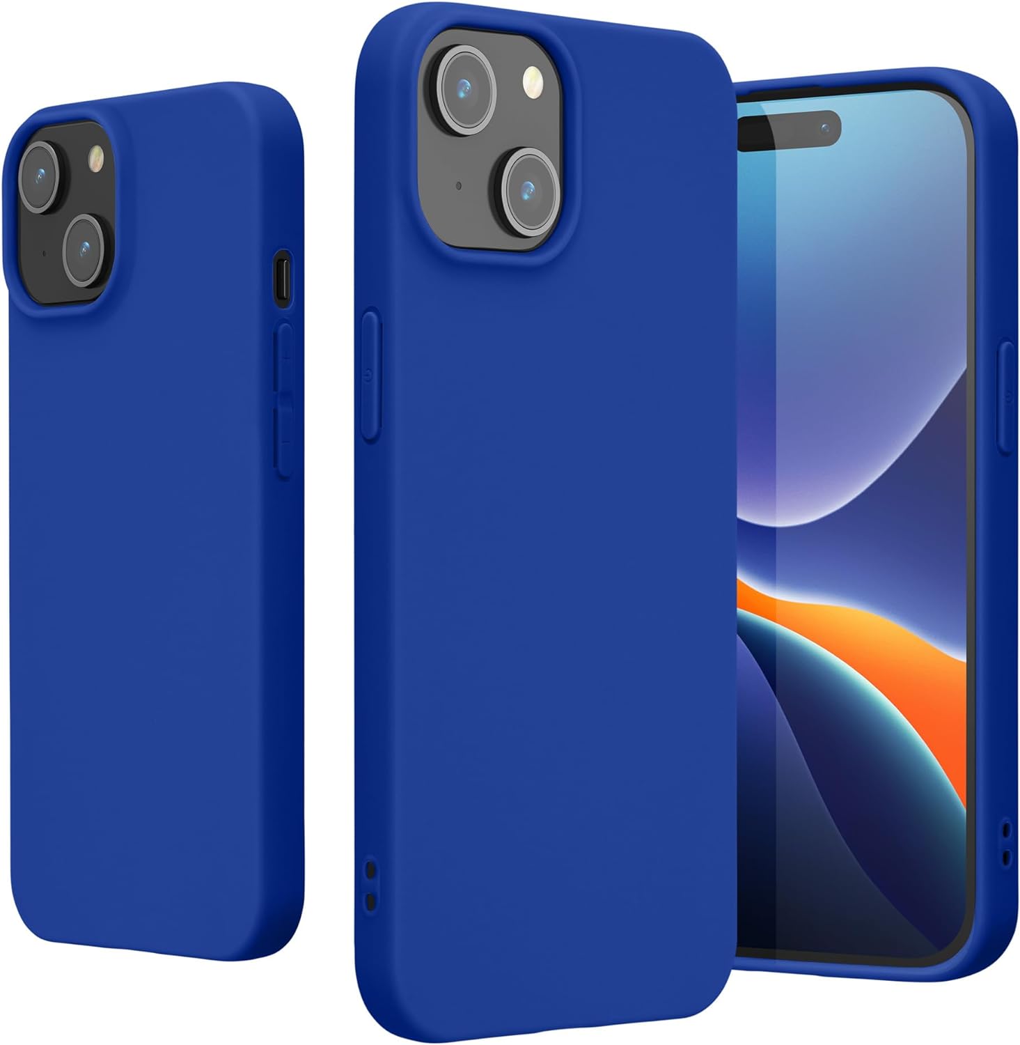 KW iPhone 15 Λεπτή Θήκη Σιλικόνης TPU - Baltic Blue - 61957.134