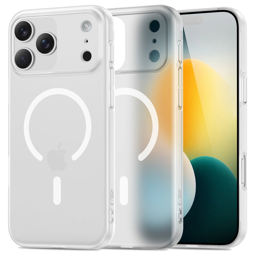 Tech-Protect iPhone 17 Pro MagSlim - Σκληρή Θήκη με MagSafe - Matte / White