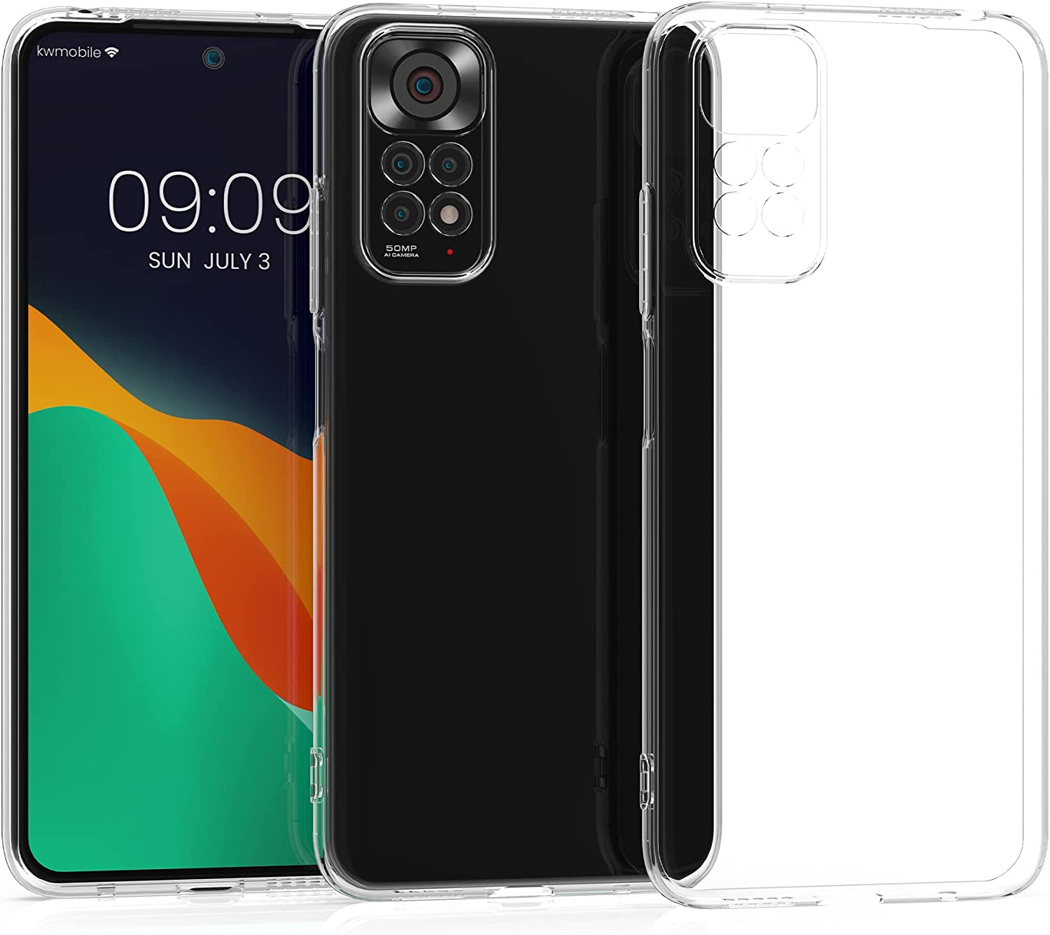 KW Xiaomi Redmi Note 11 / Redmi Note 11S Θήκη Σιλικόνης TPU - Διάφανη - 59333.03