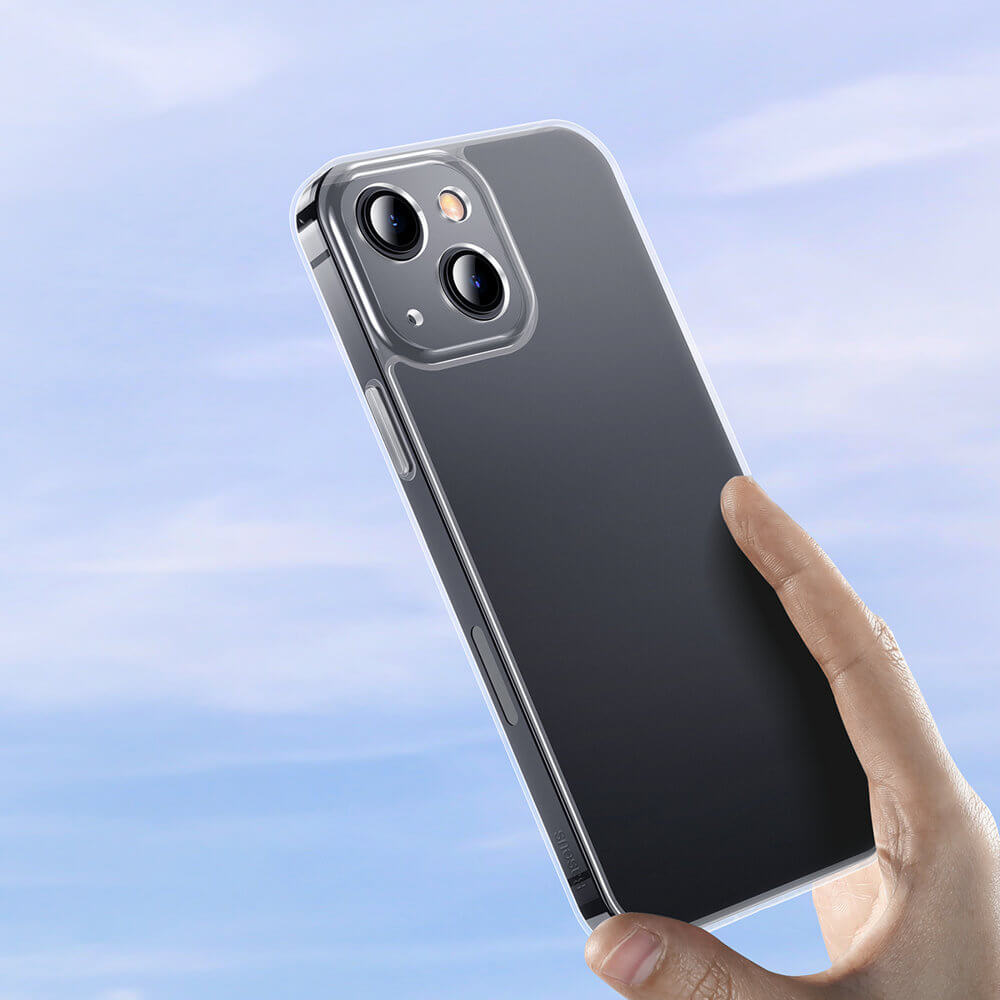Baseus Frosted Glass Σκληρή Θήκη για iPhone 13 - Clear - ARWS000002
