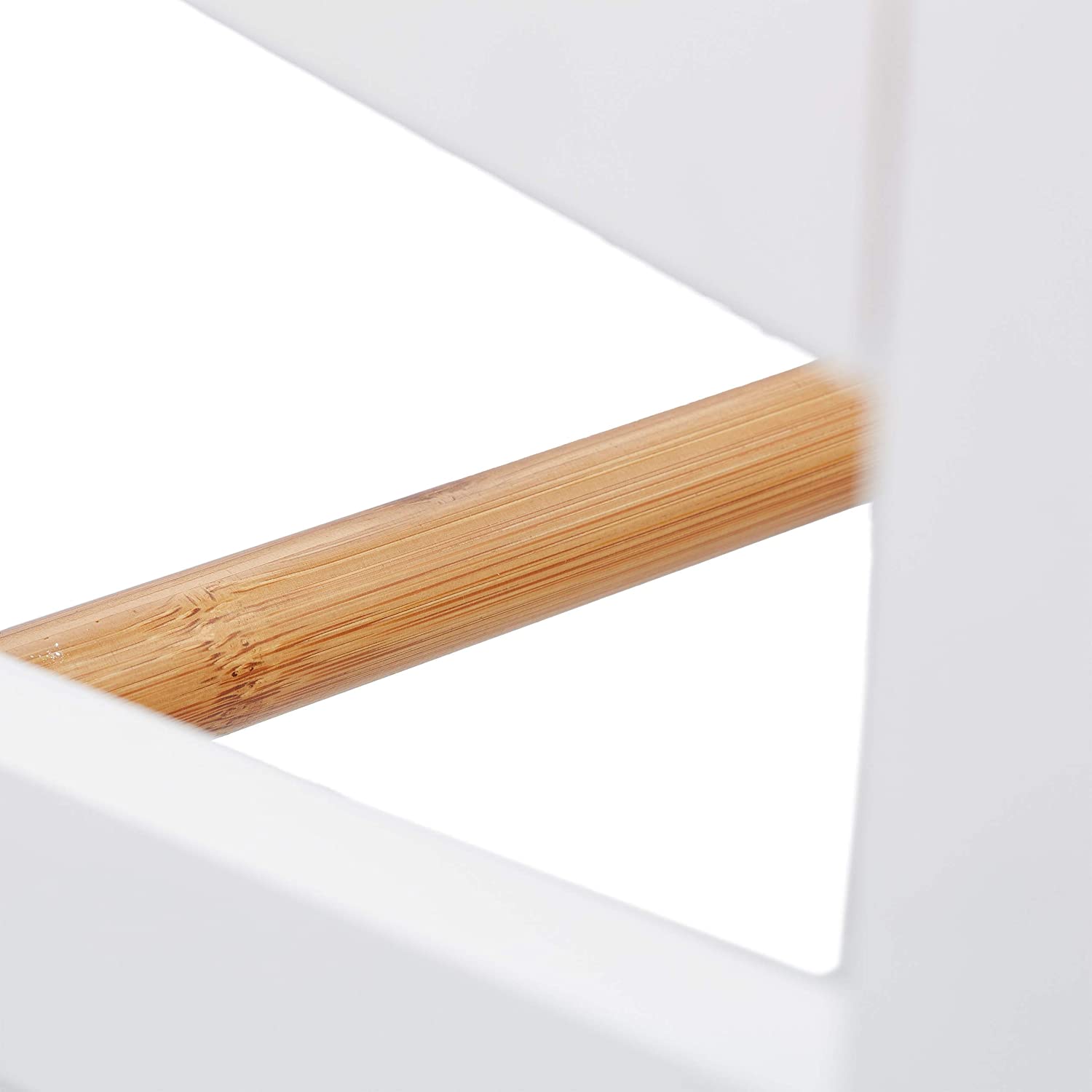 Relaxdays Ρυθμιζόμενη Ξύλινη Βάση με 2 Μπολ 500ml από Ανοξείδωτο Ατσάλι - Small - 4052025923655