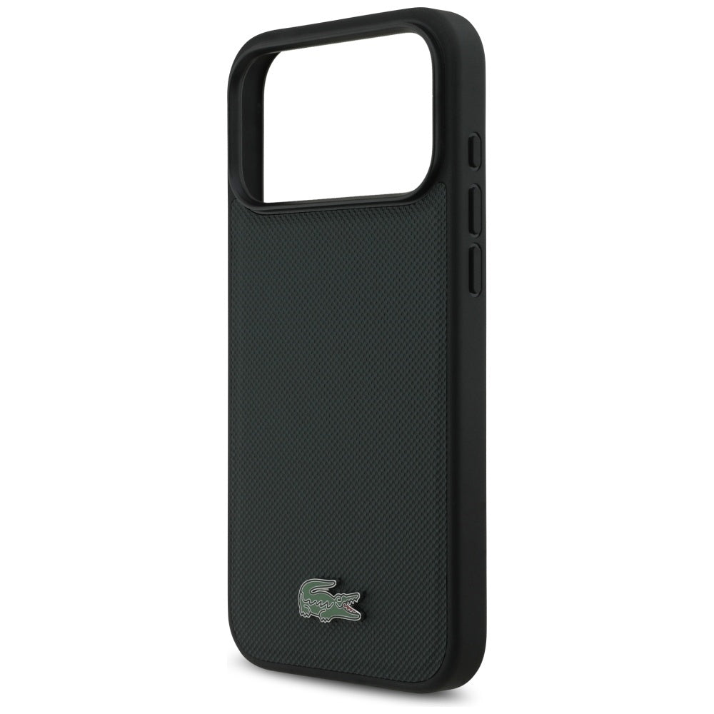 Lacoste iPhone 17 Pro Max - Petit Pique Lacquer Logo MagSafe - Σκληρή Θήκη με Πλαίσιο Σιλικόνης - Green