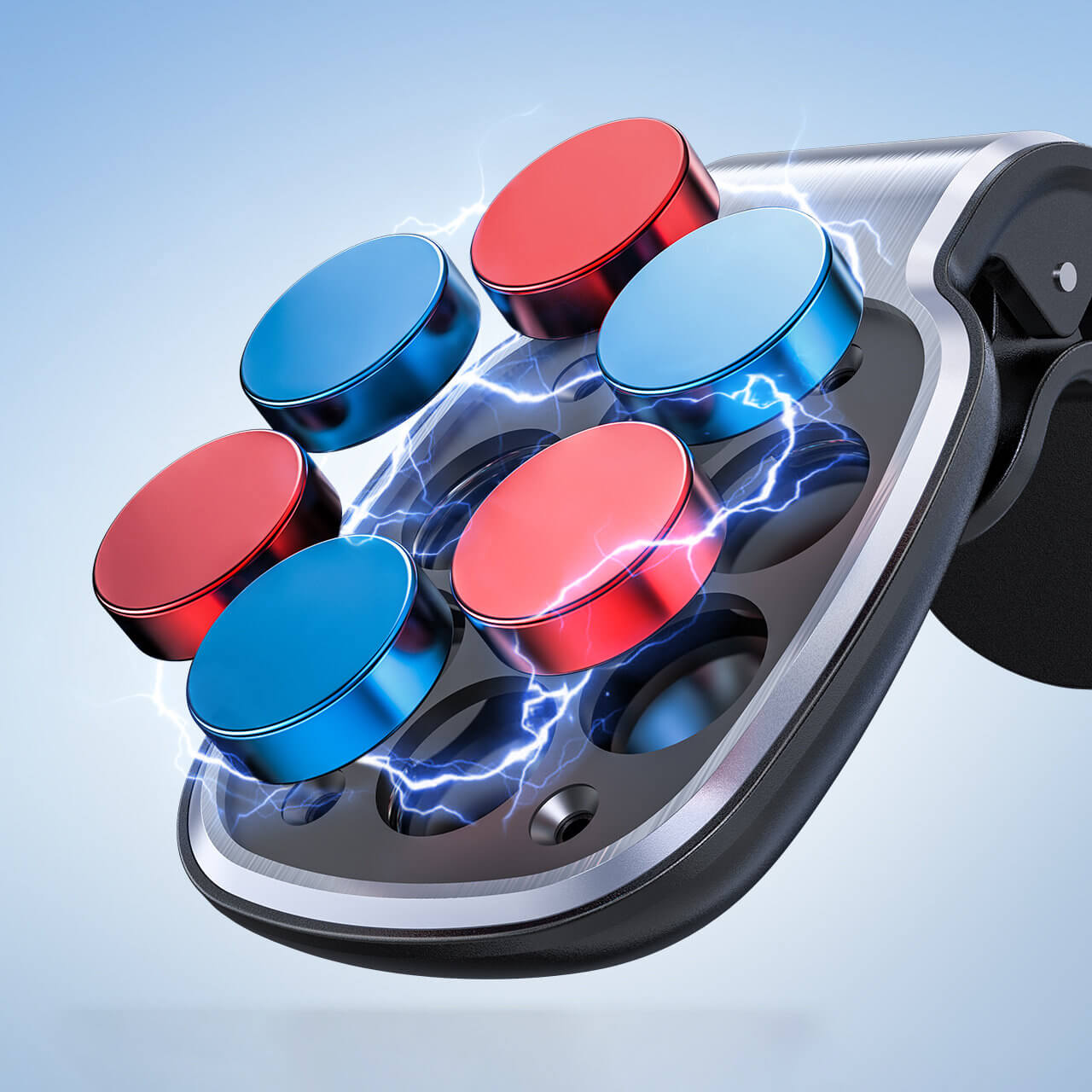 Acefast D16 Μαγνητική Βάση Αυτοκινήτου Αεραγωγού - Grey