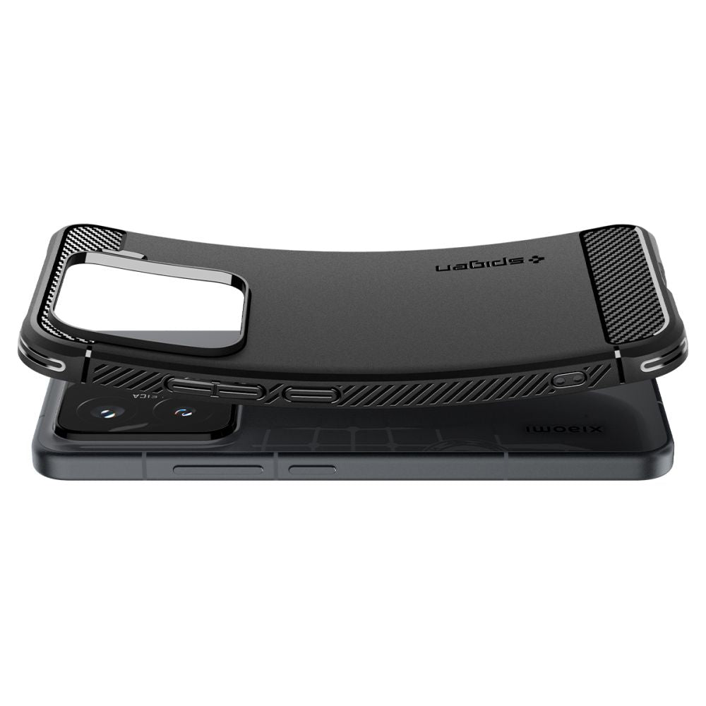 Spigen Xiaomi 15 Rugged Armor Θήκη Σιλικόνης - Matte Black