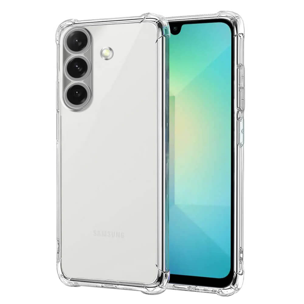 Techsuit Samsung Galaxy A26 5G - Shockproof - Θήκη Σιλικόνης με Ενισχυμένες Γωνίες - Clear