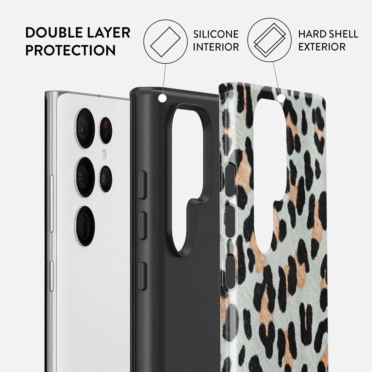 Burga Samsung Galaxy S22 Ultra Fashion Tough Σκληρή Θήκη - Baby Leo