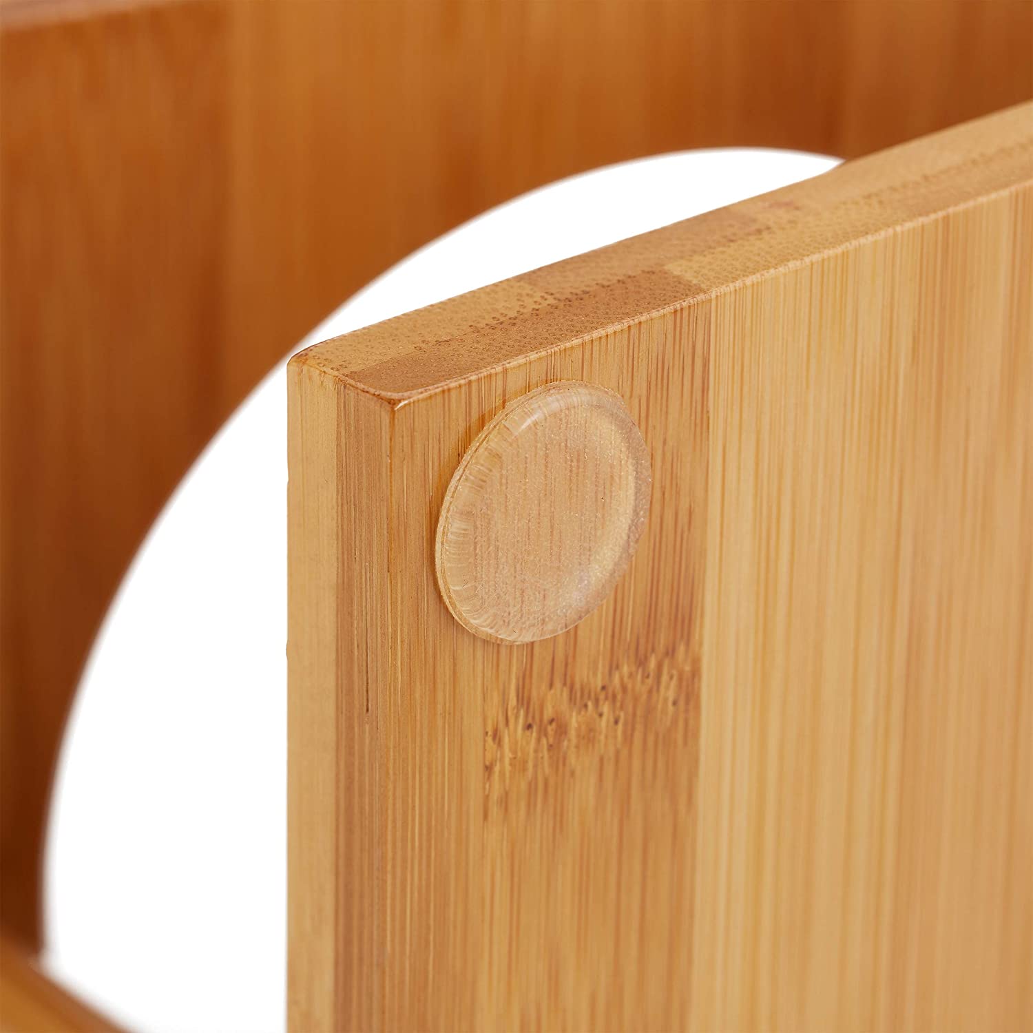 Relaxdays Σετ με 2 Μπολ από Ανοξείδωτο Ατσάλι σε Βάση από Μπαμπού για Κατοικίδια - 300 ml - Natural - 4052025916121