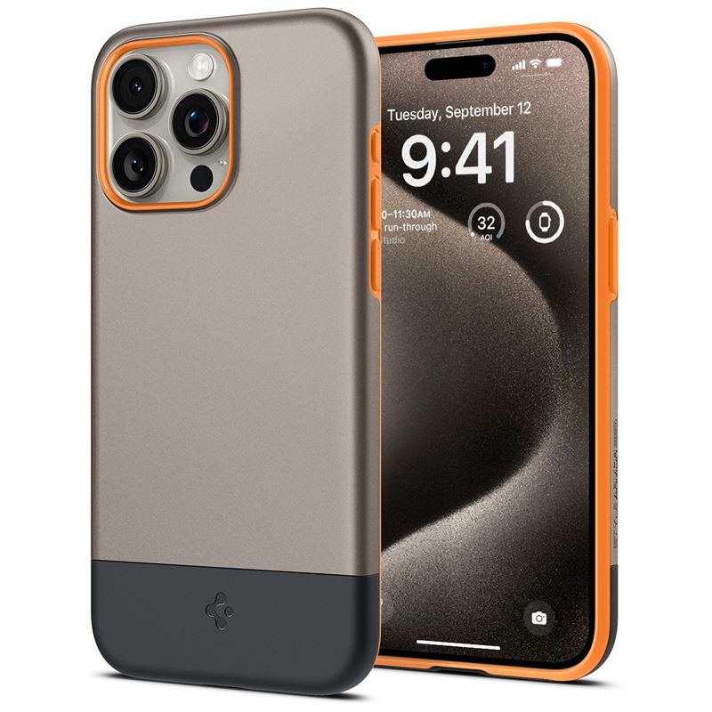 Spigen iPhone 15 Pro Style Armor Mag Σκληρή Θήκη με MagSafe - Alpine Gold