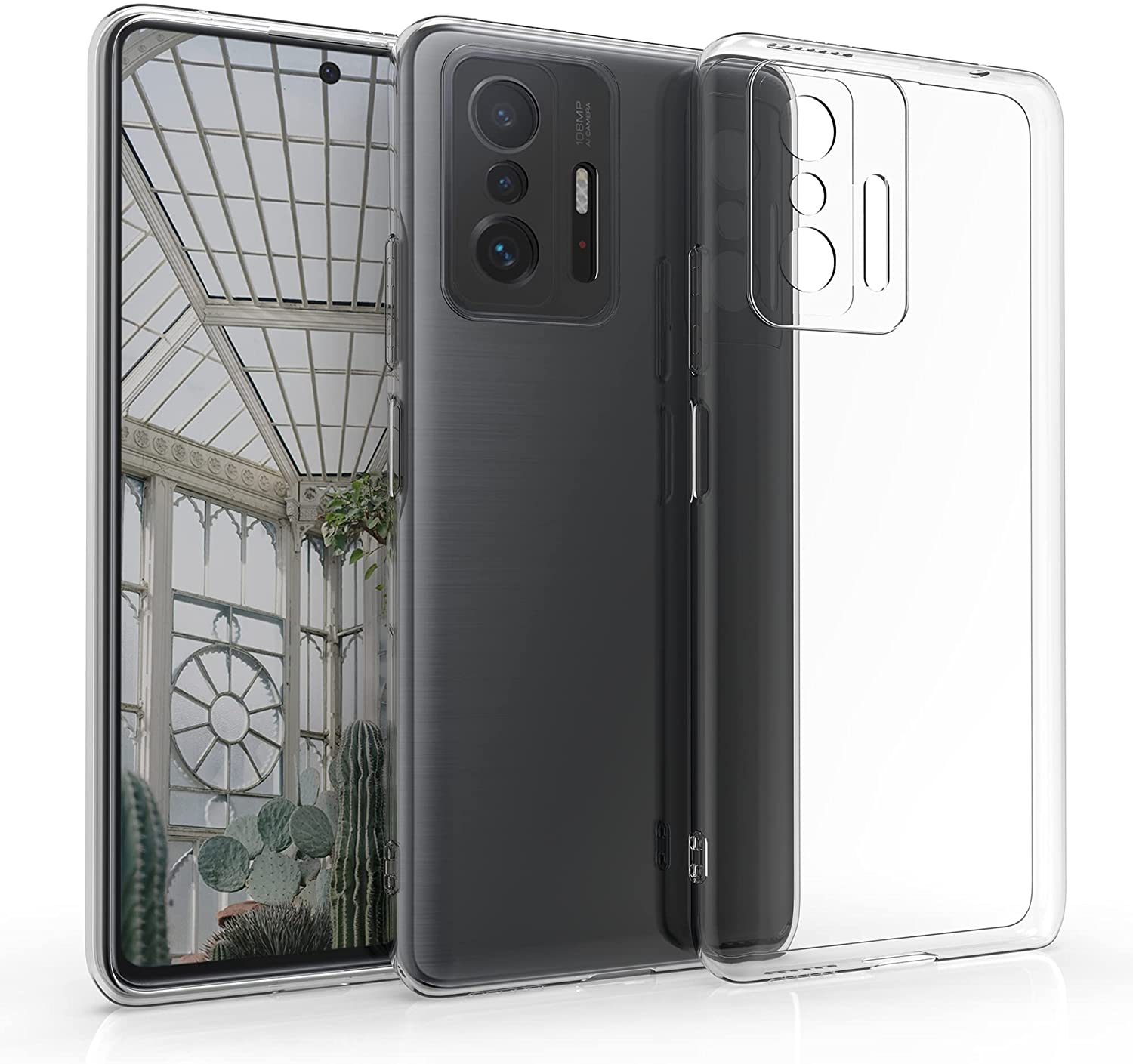 KW Xiaomi 11T / 11T Pro Θήκη Σιλικόνης TPU - Διάφανη - 56322.03