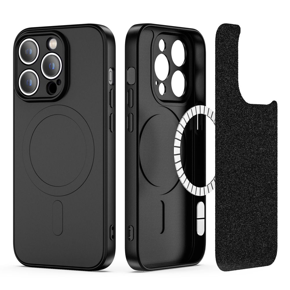 Tech-Protect iPhone 14 Pro Icon Magsafe Θήκη Σιλικόνης TPU - Black