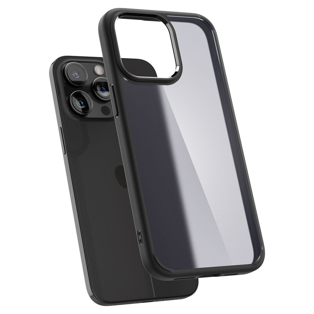 Spigen iPhone 15 Pro Max Ultra Hybrid Σκληρή Θήκη με Πλαίσιο Σιλικόνης - Frost Black