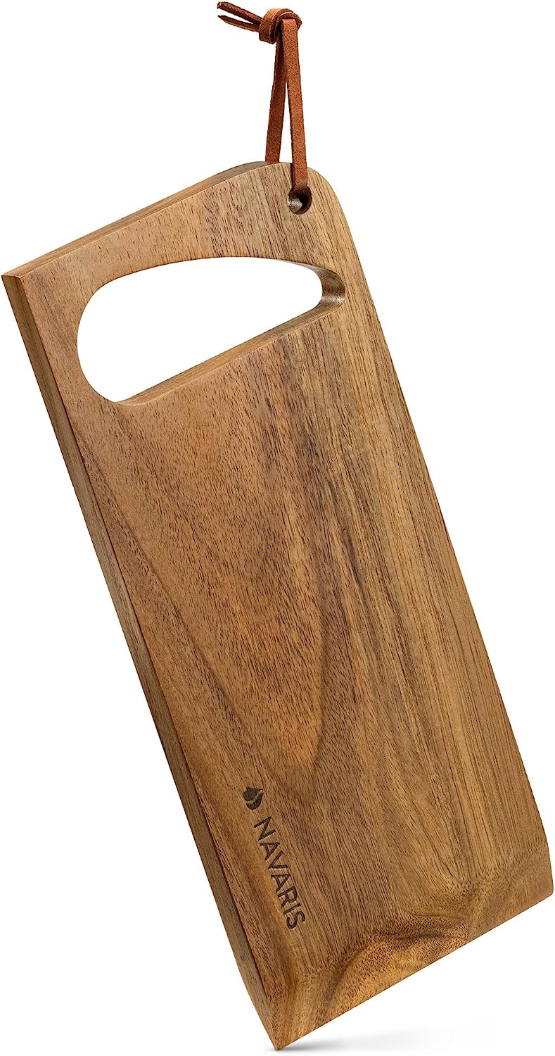 Navaris Ξύλινη Ξύστρα για Ψησταριά με Ανοιχτήρι Μπουκαλιών - Acacia Wood - 60502.01