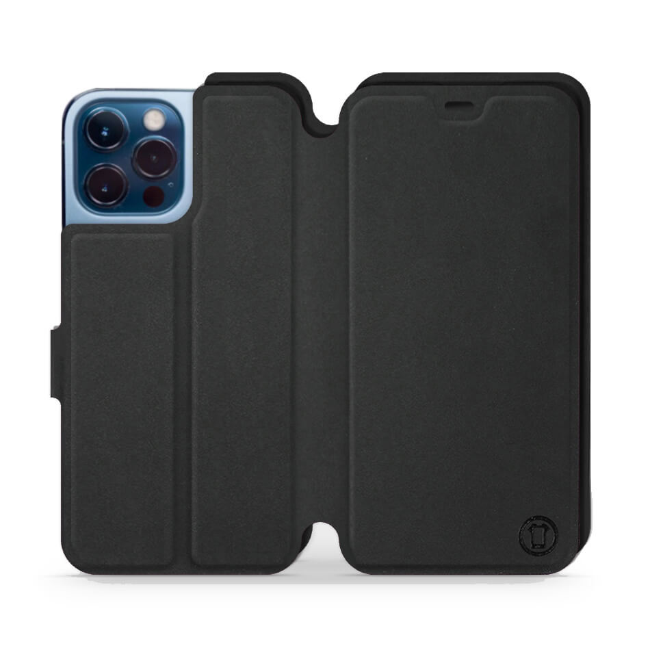 Mobiwear iPhone 13 Pro Max Θήκη Βιβλίο Slim Flip - Μαύρη - S_BLB