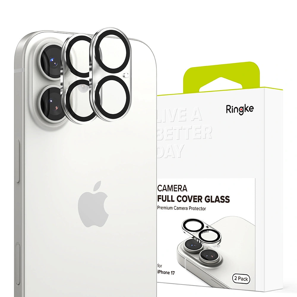 Ringke iPhone 17 - Camera Full Cover - Αντιχαρακτικό Γυαλί για την Κάμερα - 2 Τεμάχια - Black
