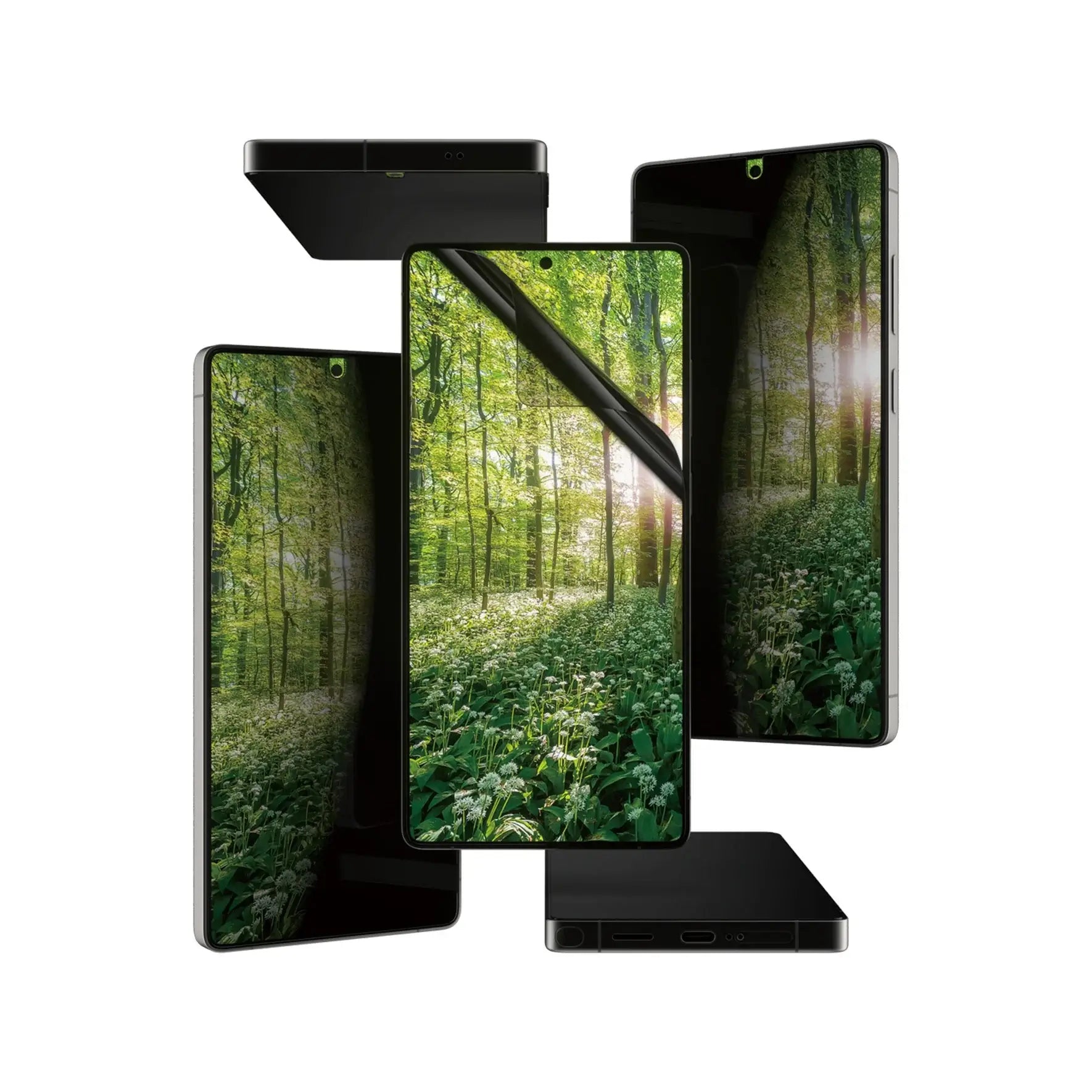 PanzerGlass Samsung Galaxy S25 Ultra Eco Matrix Ultra-Wide Fit Privacy Προστατευτική Mεμβράνη Οθόνης - Διάφανη / Black