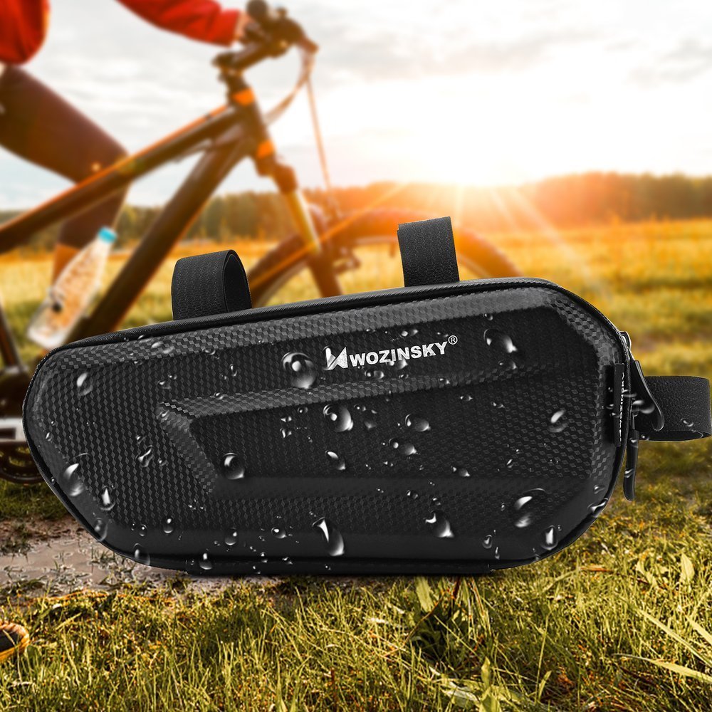 Wozinsky Bike Frame Storage Bag - Universal Τσάντα Αποθήκευσης για Ποδήλατο 1,5L - Black - WBB10BK