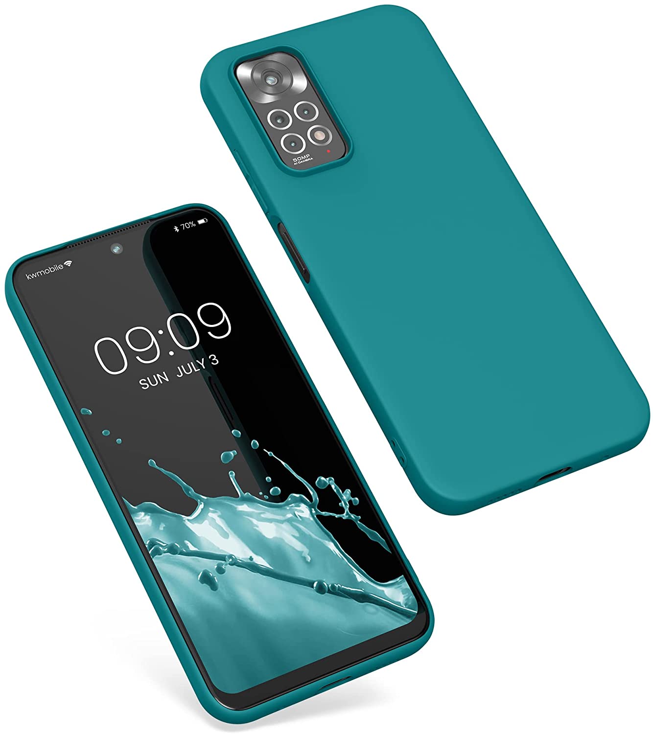 KW Xiaomi Redmi Note 11 / Redmi Note 11S Θήκη Σιλικόνης TPU - Teal Matte - 57368.57